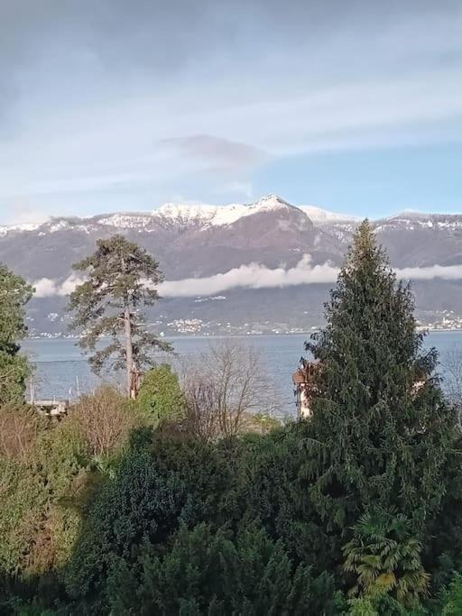 Studio With Lake And Montains Views Free Parking Luino Exterior foto